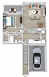 A2 with Garage - Upper